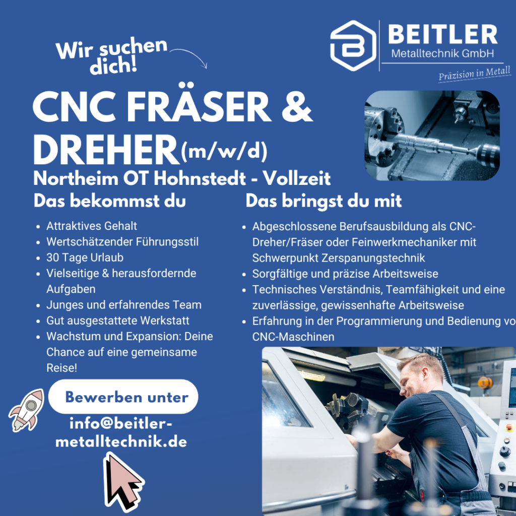 cnc fräser & dreher neu hohnstedt
